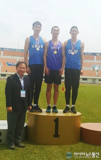 서천군청 육상팀 금2, 동2 획득
