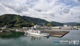 평화로운 일본 소도시 마이즈루