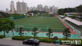 유성생명과학고, 중금속 오염된 우레탄트랙 교체
