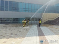 인천중부소방서, 송림체육관 공공기관 합동소방훈련
