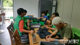 새마을운동함안군지회, 장애인직업재활시설서 봉사활동