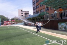 인천부평소방서, 금마초 합동 소방훈련 실시