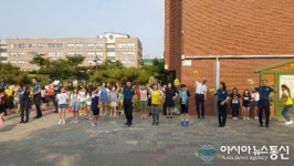 인천계양경찰서, 하하호호 등굣길 캠페인 및학교폭력예방 간담회 실시
