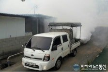 신안군보건소 취약지역 집중 방역 실시