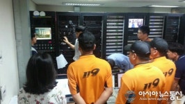 인천서부소방서, 청라119안전센터 대원에 고층건축물 소방특별조사 능력 향상을 위한 교육 실시