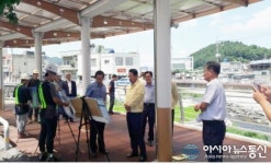 유원석 창원시 제2부시장, 하천 등 대형공사장 점검