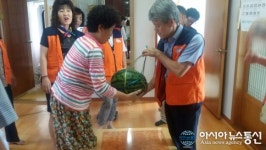 진주시 정촌좋은세상혐의회, 지역 경로당 위문