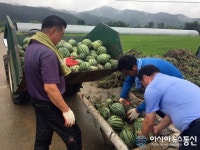 음성 생극면 주민자치위, 병암리 농가 수해 복구 ‘구슬땀’