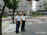 이용암 의창구청장, 용호동 일원 교통체계 상황 점검