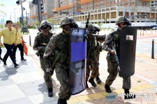 행복도시건설청, 세종시 보람동 공동구서 을지연습 훈련