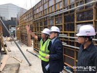 인천서부소방서 김준태서장, 가좌119안전센터 신축공사 현장 방문