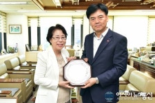 인천시 부평구, 건강보험공단으로부터 감사패 받아