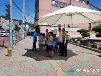 해남군, 횡단보도 그늘막 시범설치 운영