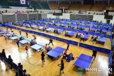 문산체육관서 제10회 진주시장배 전국 장애인 탁구대회