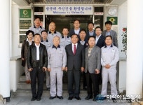 이승훈 청주시장, ‘기업소통 행보’ 유니온 공장 방문