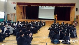 충주소방서, 중앙중 대상 미래소방관 체험 교실 운영