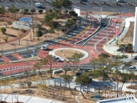 성산구, 창원경상대병원 입구 회전교차로 설치 완료