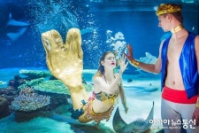 한화 아쿠아플라넷63, 알라딘과 인어공주 신규 공연 론칭