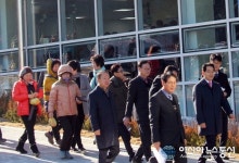 울진 국민체육센터 시설물 점검하는 임광원 군수