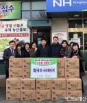 팽성농협, 고향주부모임, 농가주부모임, 평택복지재단에 후원 물품 전달