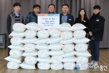 대천신흥장로교회, 대천5동 어려운 가정에 쌀 전달