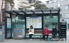 예산군, 버스승강장 17곳 발열의자 추가 설치