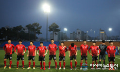천안시청축구단, 경주 한수원에 3골차 완패