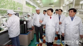 안상수 창원시장, 전자부품 전문기업 (주)유니온 방문