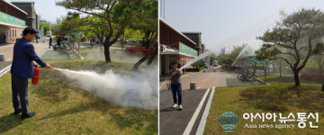 경산시보건소, 소방훈련 실시