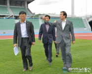 조길형 충주시장, 전국소년체전 경기장 점검