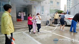 봉화군 해성병원서 무각본 합동 소방훈련
