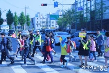 인천중부署, 서림초등학교 스쿨존 캠페인 실시