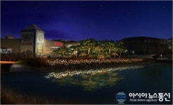 청주시 오창.오송 호수공원 2곳 경관조명 설치