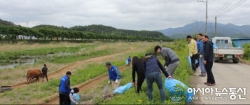 청도군 풍각면바르게살기위원회, 풍각천 하천정화활동 실시