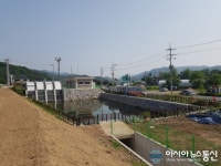 밀양시 무안면 신법배수장 설치 완료