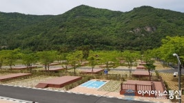 영광군 백수생활체육공원내 국민여가캠핑장 준공
