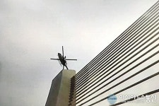 세종시 아람찬교 교각기둥에 고립된 작업자 2명 구조