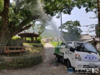 마산합포구 진전면, 노인들의 휴식처 ‘정자나무쉼터’ 수시 해충방역