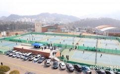 경남 산청서 ‘제7회 시니어 테니스 대회’