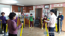 안산반월보건지소,백세 경로당 건강교실 운영