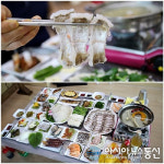 돌산대교 여수맛집 군산횟집. 하모샤브샤브로 관광명소 알려