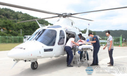 경북 닥터헬기 출항 5년..1694명 환자 이송 성공