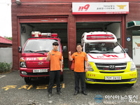 아산소방서 둔포안전센터 소방관, 30대 자살기도자 극적으로 살려