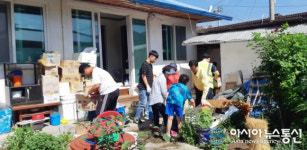 의령읍행정복지센터, 독거노인 가구 청소 봉사