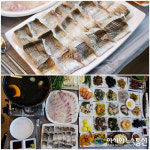 돌산대교 여수맛집 군산횟집, 하모샤브샤브요리로 알려져