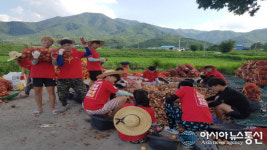 해양대학교 공과대학, 합천 적중면에서 농촌일손돕기