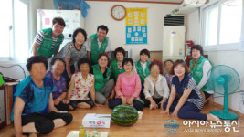 포항시 환여동 새마을 부녀회·지도자협의회, 중복맞이 경로당 방문
