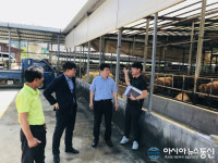 농협 밀양시지부, 폭염 현장 점검 나서