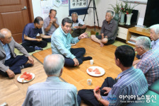 김동일 보령시장, 어르신들 더위 잘 챙기세요