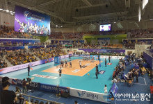보령·한국도로공사컵 첫날 여자배구대회 인삼공사 승리